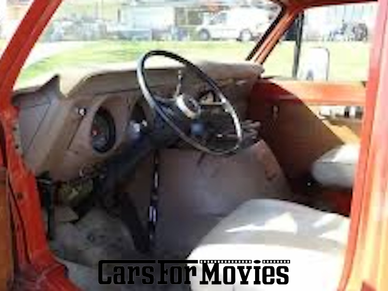 CarsForMovies | Dodge B100 Tradesman 1977 USA Orange Grau Zivilfahrzeug Bus Berlin 5199 Oldtimer Transporter Van 