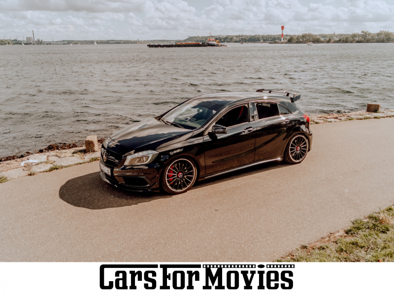 CarsForMovies | Mercedes Benz A 45 AMG 2013 Deutschland Schwarz Schwarz Zivilfahrzeug Kleinwagen Schleswig-Holstein 5218 Tuning