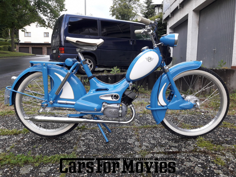 CarsForMovies | Rixe RS 50 Export de Luxe 1956 Deutschland Blau Sonstige Zwei- und Dreirad Motorroller Hessen 5390 Oldtimer Moped