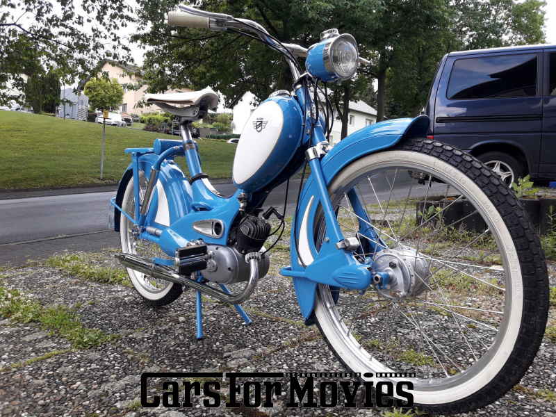 CarsForMovies | Rixe RS 50 Export de Luxe 1956 Deutschland Blau Sonstige Zwei- und Dreirad Motorroller Hessen 5390 Oldtimer Moped
