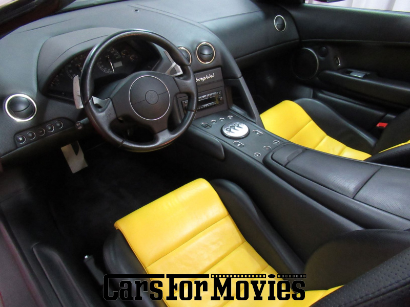 CarsForMovies | Lamborghini Murcielago Roadster 2005 Italien Schwarz Gelb Zivilfahrzeug Cabrio Baden-Württemberg 5494 Sportwagen Supercar Luxus V12