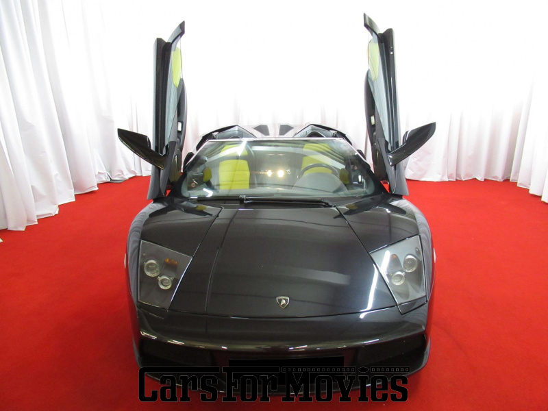 CarsForMovies | Lamborghini Murcielago Roadster 2005 Italien Schwarz Gelb Zivilfahrzeug Cabrio Baden-Württemberg 5494 Sportwagen Supercar Luxus V12