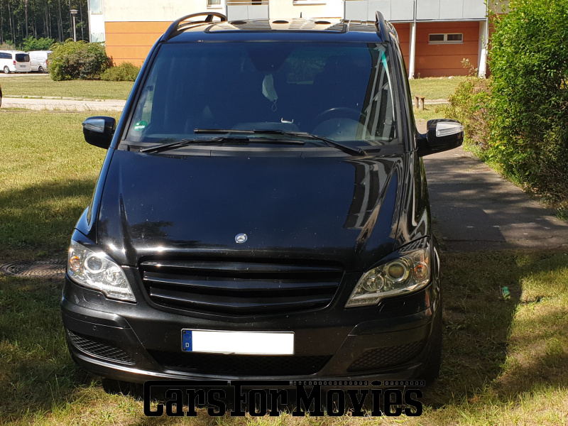 CarsForMovies | Mercedes Benz Viano 2014 Deutschland Schwarz Schwarz Zivilfahrzeug Bus Berlin 5526 Transporter Sportfelgen