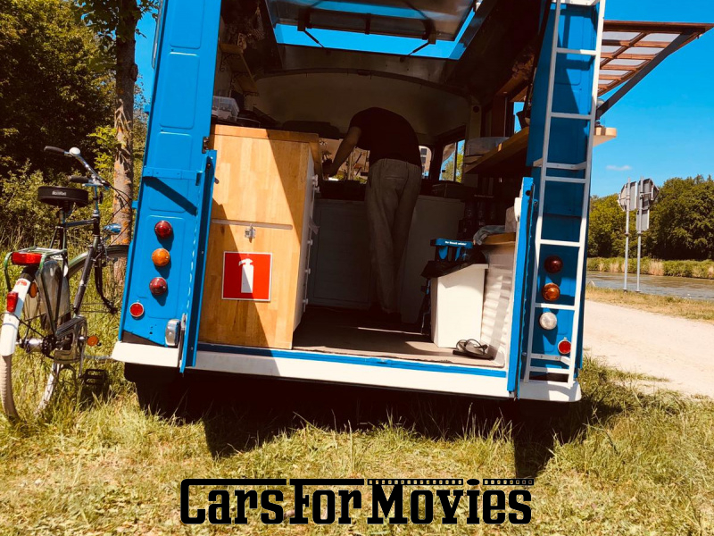 CarsForMovies | Citroen HY 1972 Frankreich Blau Weiß Nutzfahrzeug Verkaufswagen Niedersachsen 5549 Oldtimer Imbiss Foodtruck Catering Typ H 1600