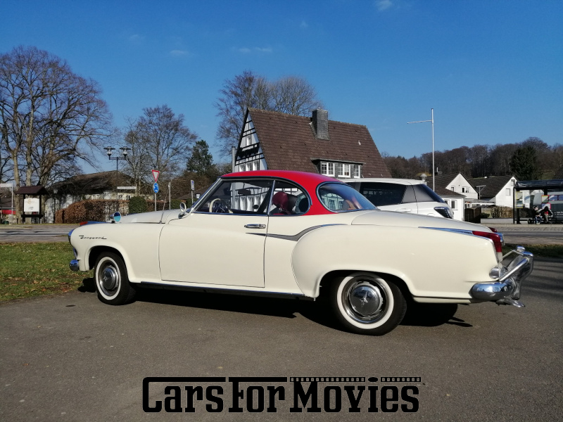 CarsForMovies | Borgward Isabella  1958 Deutschland Sonstige Sonstige Zivilfahrzeug Coupe Nordrhein-Westfalen 5583 Oldtimer Schiebedach elfenbein beige patina weiß