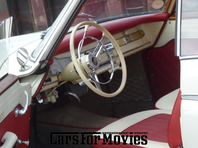 CarsForMovies | Borgward Isabella  1958 Deutschland Sonstige Sonstige Zivilfahrzeug Coupe Nordrhein-Westfalen 5583 Oldtimer Schiebedach elfenbein beige patina weiß