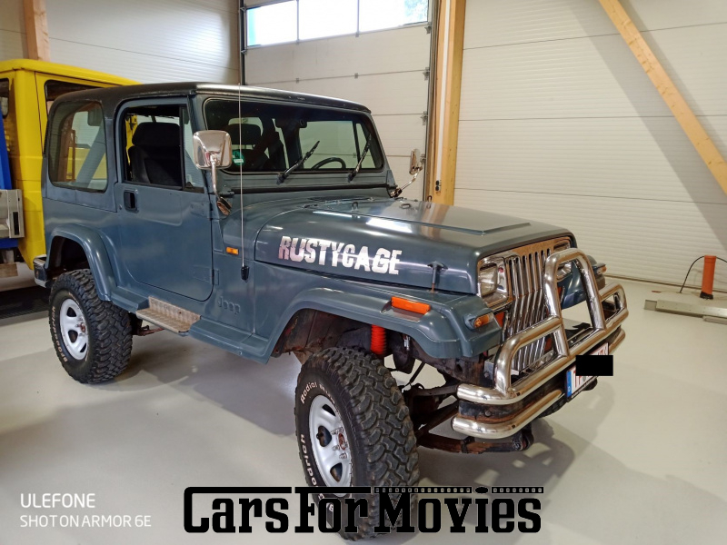 CarsForMovies | Jeep Wrangler  YJ 1991 USA Grau Grau Zivilfahrzeug Geländewagen Brandenburg 5603 Oldtimer 