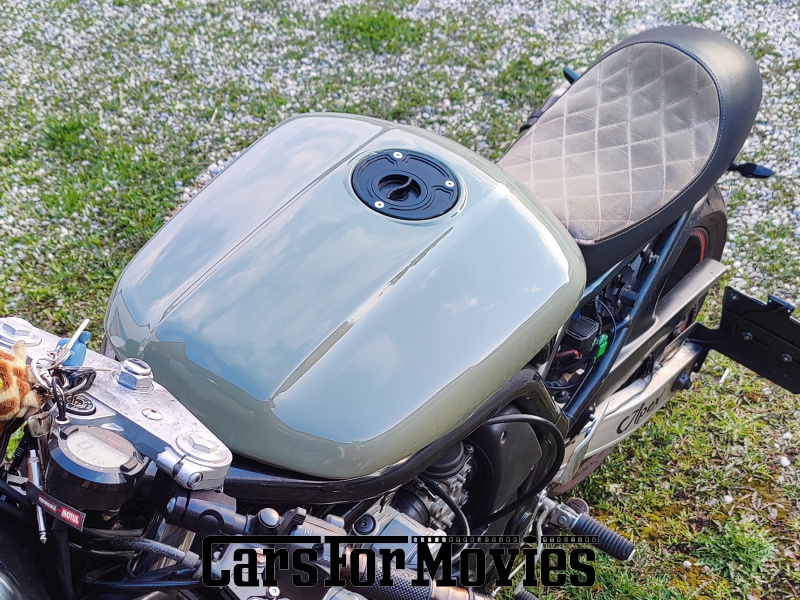 CarsForMovies | Yamaha FZS 600 Cafe Racer 1998 Japan Grün Braun Zwei- und Dreirad Motorrad Bayern 5622 Rocker Custom cafe racer 