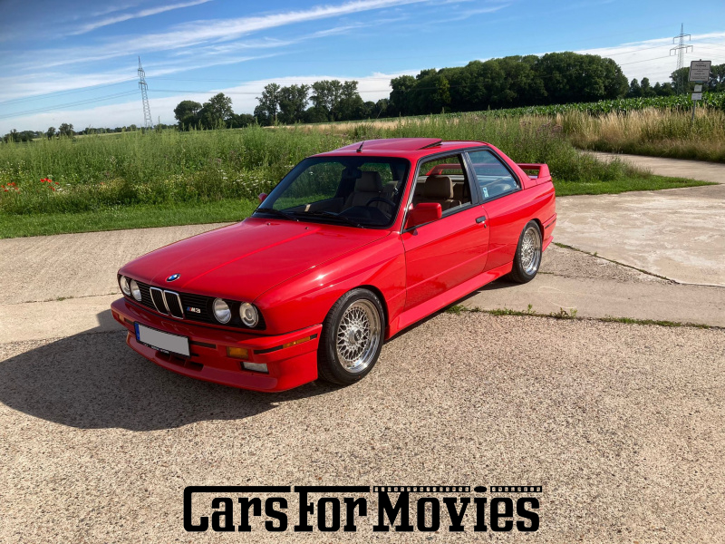 CarsForMovies | BMW M3 evo Original  1989 Deutschland Rot Beige Zivilfahrzeug Limousine Niedersachsen 5718 Oldtimer Tuning