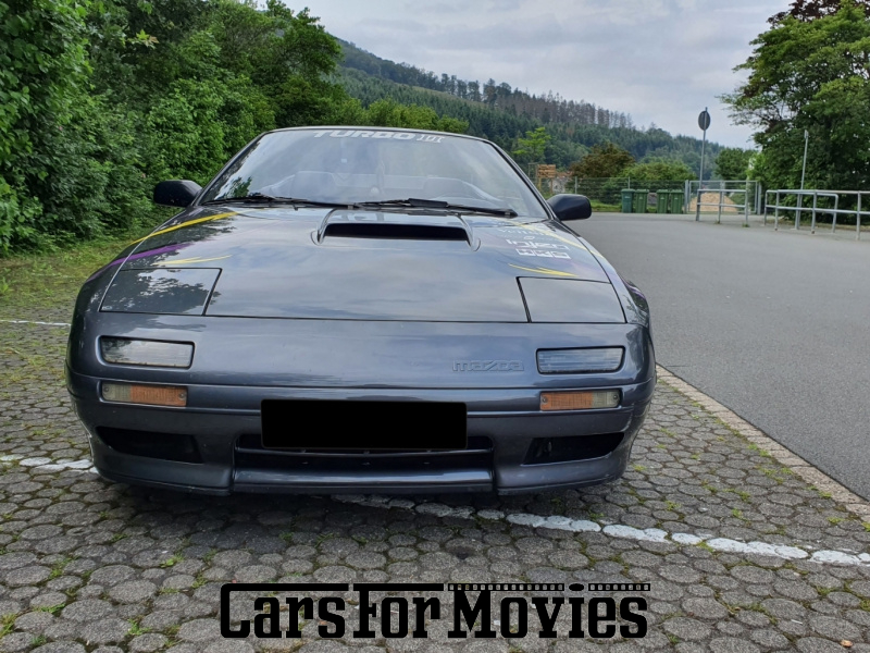 CarsForMovies | Mazda RX-7 Turbo II  1990 Japan Grau Schwarz Zivilfahrzeug Cabrio Hessen 5755 Oldtimer Tuning