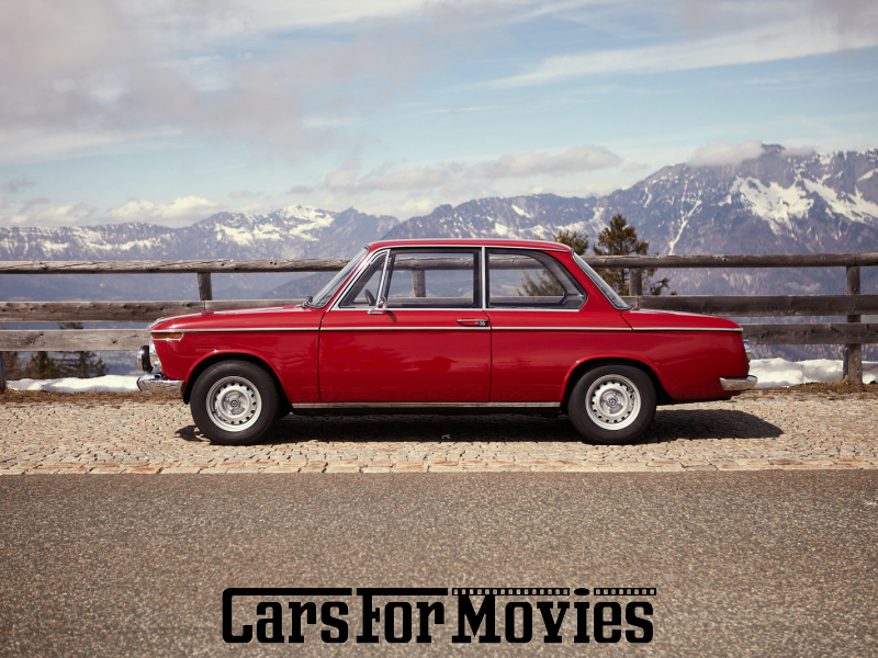 CarsForMovies | BMW 1600-2 Alpina 1968 Deutschland Rot Schwarz Zivilfahrzeug Limousine Bayern 5846 Oldtimer