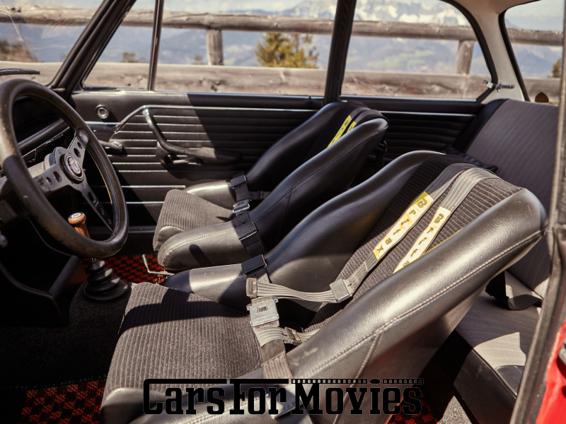 CarsForMovies | BMW 1600-2 Alpina 1968 Deutschland Rot Schwarz Zivilfahrzeug Limousine Bayern 5846 Oldtimer