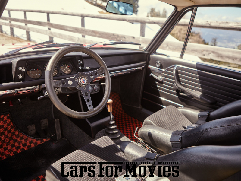 CarsForMovies | BMW 1600-2 Alpina 1968 Deutschland Rot Schwarz Zivilfahrzeug Limousine Bayern 5846 Oldtimer