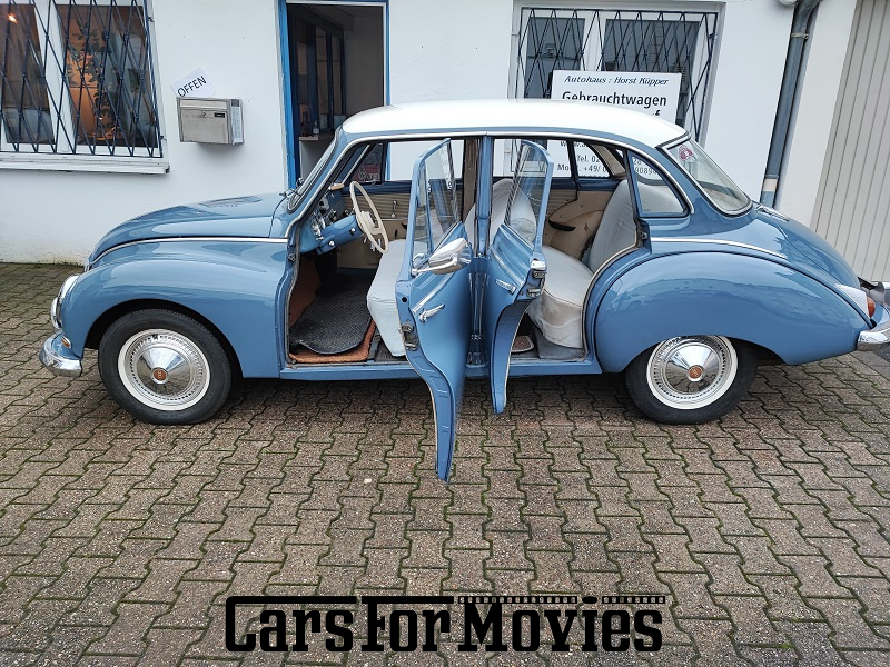 CarsForMovies | Auto Union 1000 S 1962 Deutschland Blau Grau Zivilfahrzeug Limousine Nordrhein-Westfalen 5930 Oldtimer DKW DDR Ostblock