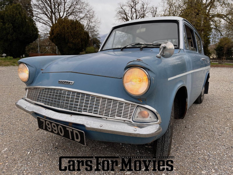 CarsForMovies | Ford Anglia 105E (Harry Potter Spezialausführung) 1963 USA Blau Blau Zivilfahrzeug Coupe Bayern 5988 Oldtimer Filmauto Harry Potter Filmauto