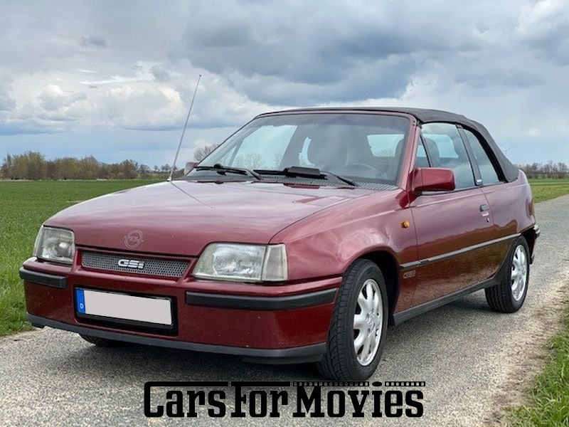CarsForMovies | Opel Kadett GSI 1991 Deutschland Bordeaux Schwarz Zivilfahrzeug Cabrio Niedersachsen 6036 Oldtimer