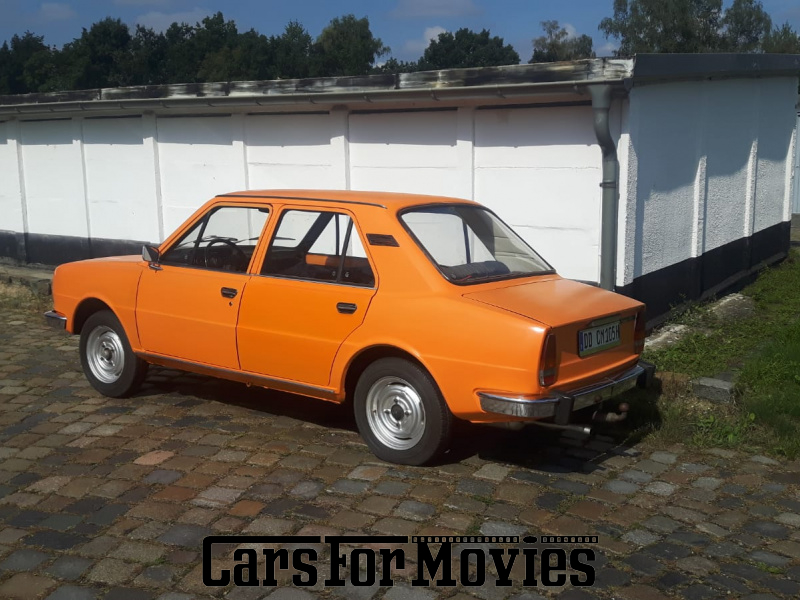 CarsForMovies | Skoda 105 L 1978 Tschechien Orange Schwarz Zivilfahrzeug DDR Fahrzeug allgemein Sachsen 6090 Oldtimer Anhängerkupplung 
