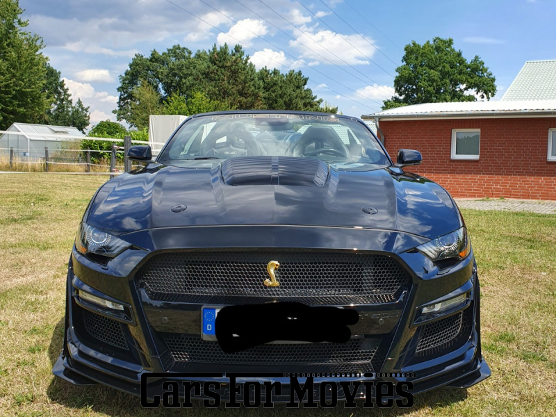 CarsForMovies | Ford Mustang Shelby GT 500 Look  2020 USA Schwarz Schwarz Zivilfahrzeug Cabrio Schleswig-Holstein 6096 Tuning Schiebedach Replika Umbau