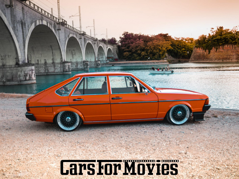 CarsForMovies | VW Passat 32A  1977 Deutschland Orange Braun Zivilfahrzeug Promotionfahrzeug Bayern 6120 Lowrider Showcar Tuning Hydraulik Luftfahrwerk 