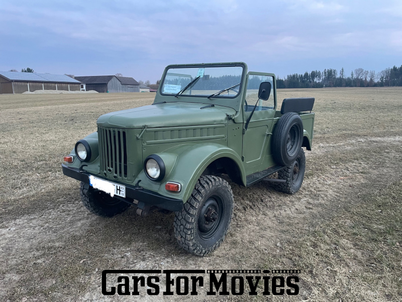 CarsForMovies | ARO M461 1968 Rumänien Grün Schwarz Militärfahrzeug Geländewagen Bayern 6181 Ostblock DDR Pritsche Warschauer Pakt