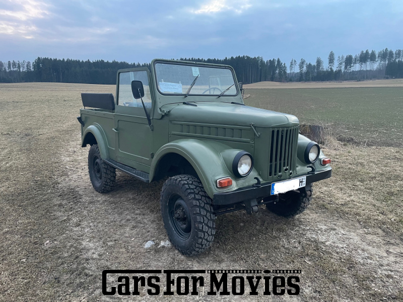 CarsForMovies | ARO M461 1968 Rumänien Grün Schwarz Militärfahrzeug Geländewagen Bayern 6181 Ostblock DDR Pritsche Warschauer Pakt