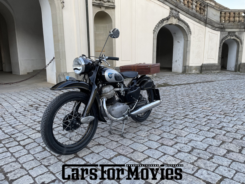 CarsForMovies | NSU Max 1954 Deutschland Schwarz Schwarz Zwei- und Dreirad Motorrad Baden-Württemberg 6195 ddr ostblock
