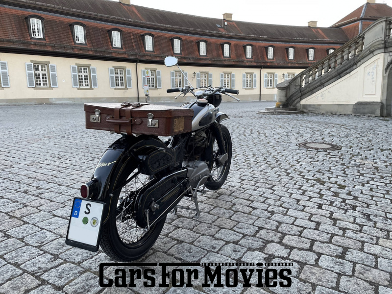 CarsForMovies | NSU Max 1954 Deutschland Schwarz Schwarz Zwei- und Dreirad Motorrad Baden-Württemberg 6195 ddr ostblock