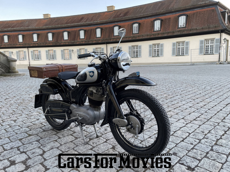 CarsForMovies | NSU Max 1954 Deutschland Schwarz Schwarz Zwei- und Dreirad Motorrad Baden-Württemberg 6195 ddr ostblock