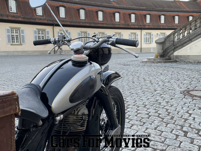 CarsForMovies | NSU Max 1954 Deutschland Schwarz Schwarz Zwei- und Dreirad Motorrad Baden-Württemberg 6195 ddr ostblock