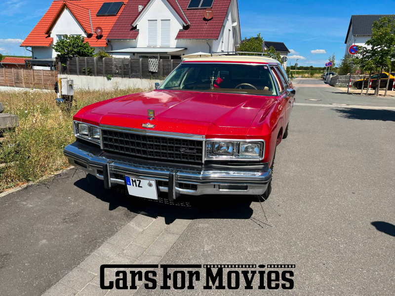 CarsForMovies | Chevrolet  Caprice Estate 1975 USA Rot Beige Zivilfahrzeug Kombi Bayern 6259 