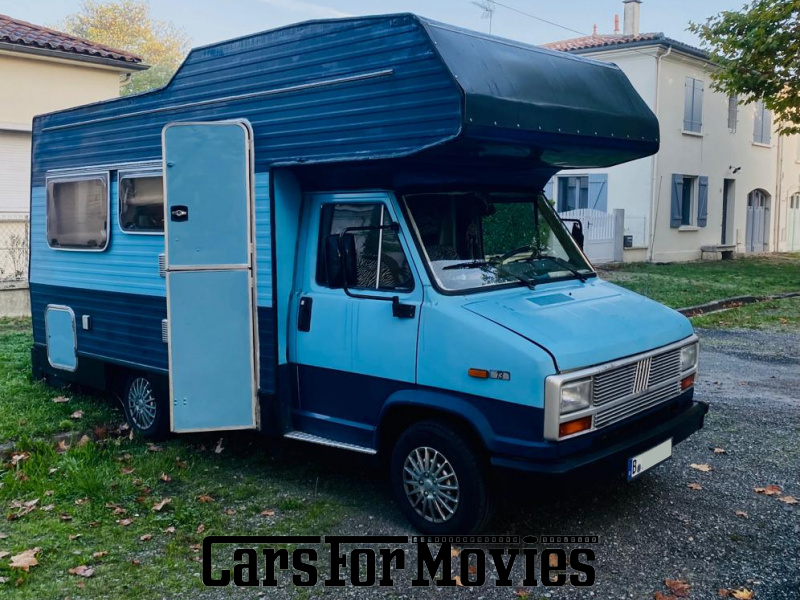 CarsForMovies | Fiat Ducato 1 Weinsberg 1985 Italien Blau Weiß Zivilfahrzeug Wohnmobil Berlin 6271 