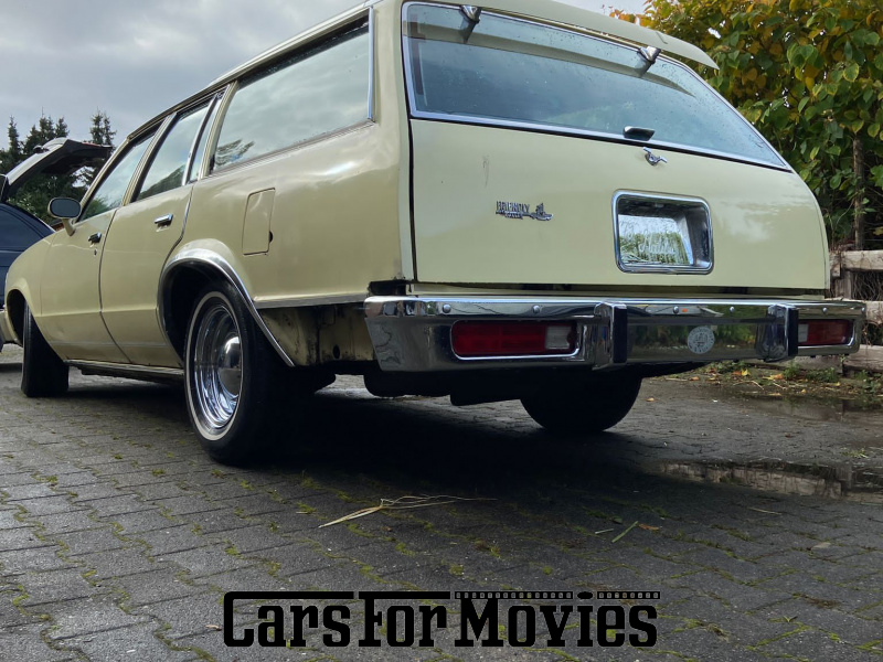 CarsForMovies | Chevrolet  Malibu 1979 USA Gelb Beige Zivilfahrzeug Kombi Niedersachsen 6324 Weißwandrieifen