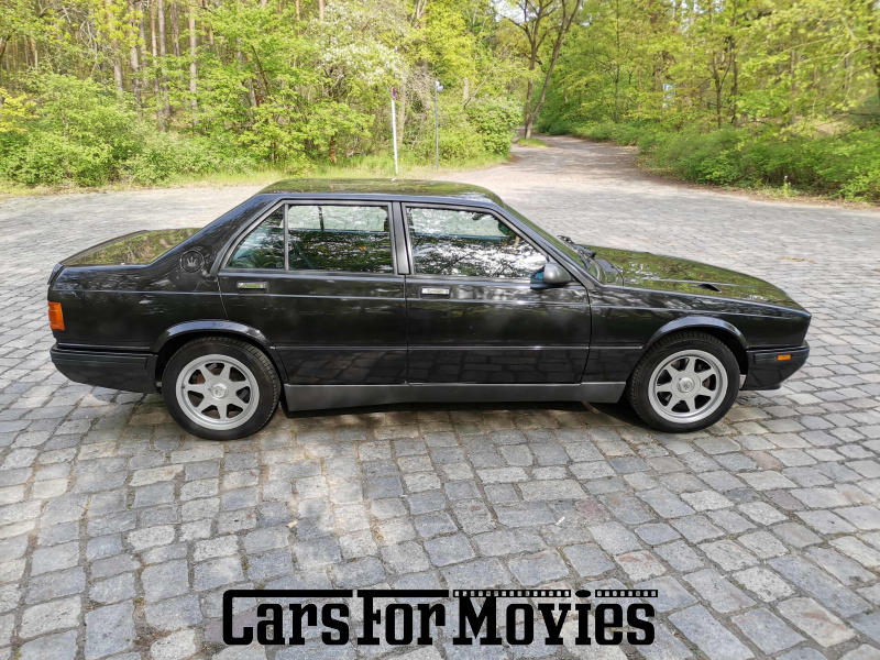 CarsForMovies | Maserati 424 (Biturbo) 1991 Italien Schwarz Schwarz Zivilfahrzeug Sportwagen Brandenburg 6348 