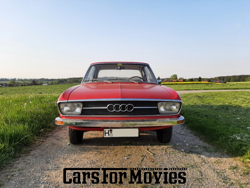 CarsForMovies | Audi 100 LS C1 1971 Deutschland Rot Beige Zivilfahrzeug Limousine Bayern 6351 Lenkradschaltung