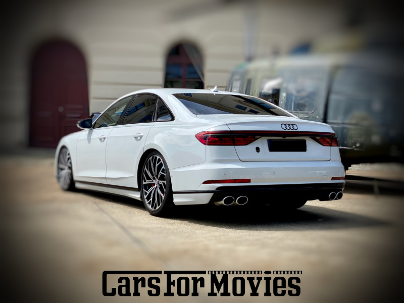 CarsForMovies | Audi S8 2020 Deutschland Weiß Schwarz Zivilfahrzeug Limousine Sachsen 6371 