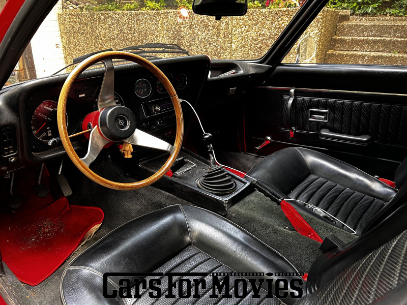 CarsForMovies | Opel GT 1900 1968 Deutschland Rot Schwarz Zivilfahrzeug Sportwagen Hamburg 6378 klappscheinwerfer