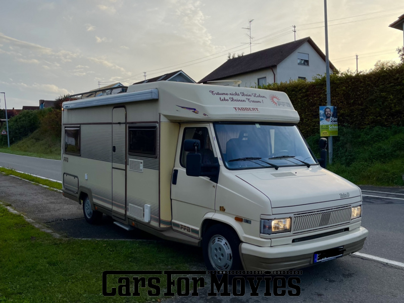 CarsForMovies | Fiat Ducato 290 2.5 Turbo D  1993 Italien Beige Braun Zivilfahrzeug Wohnmobil Baden-Württemberg 6381 camper camping 