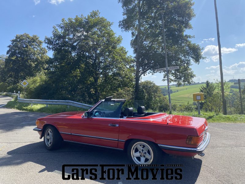 CarsForMovies | Mercedes Benz SL 300 1989 Deutschland Rot Schwarz Zivilfahrzeug Cabrio Nordrhein-Westfalen 6724 R107