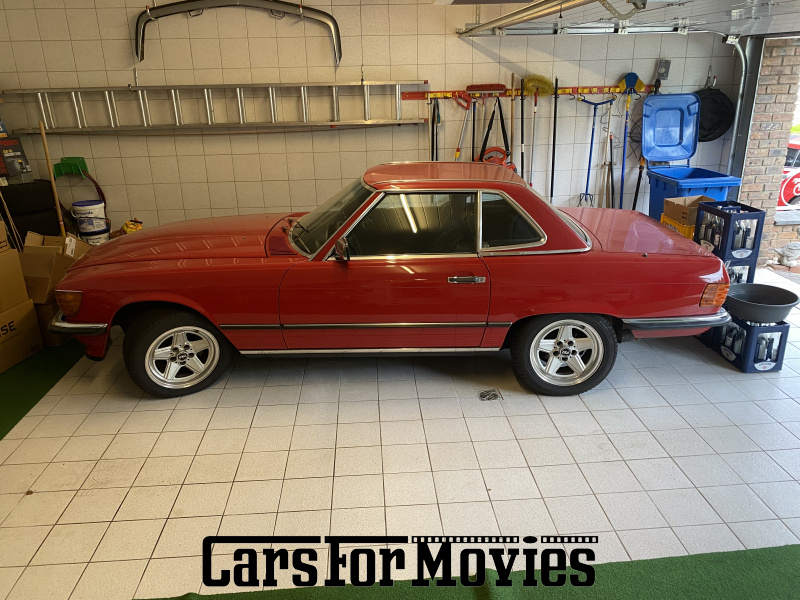 CarsForMovies | Mercedes Benz SL 300 1989 Deutschland Rot Schwarz Zivilfahrzeug Cabrio Nordrhein-Westfalen 6724 R107