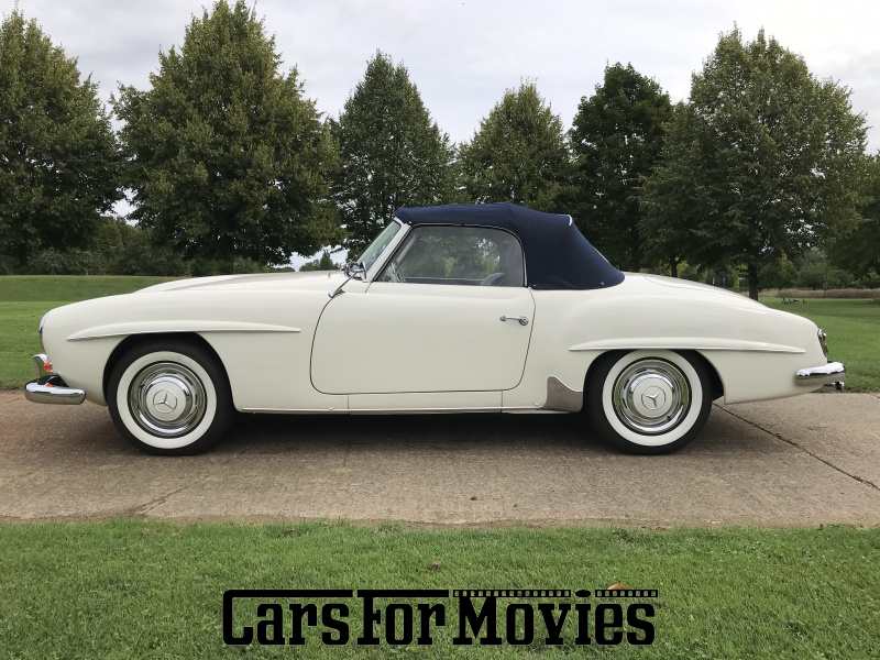 CarsForMovies | Mercedes Benz 190 SL 1955 Deutschland Weiß Blau Zivilfahrzeug Cabrio Hessen 6873 