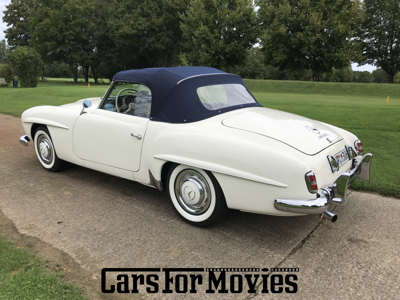 CarsForMovies | Mercedes Benz 190 SL 1955 Deutschland Weiß Blau Zivilfahrzeug Cabrio Hessen 6873 