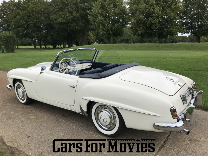 CarsForMovies | Mercedes Benz 190 SL 1955 Deutschland Weiß Blau Zivilfahrzeug Cabrio Hessen 6873 