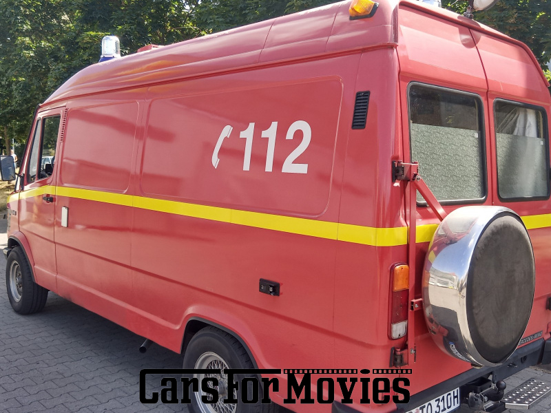 CarsForMovies | Mercedes Benz 310 1990 Deutschland Rot Schwarz Einsatzfahrzeug Feuerwehrfahrzeug West Berlin 6888 112 fire departement