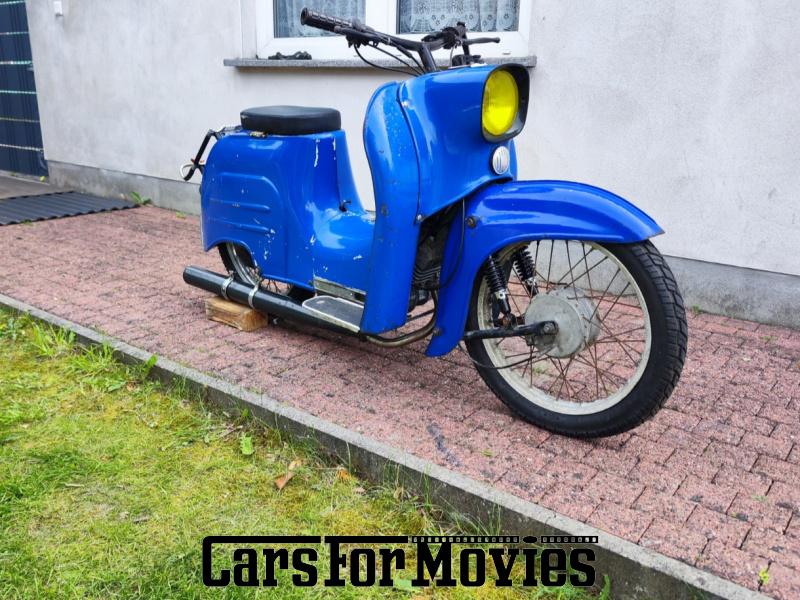 CarsForMovies | Simson Schwalbe 1986 DDR Blau Blau Zwei- und Dreirad DDR Fahrzeug allgemein Brandenburg 6892 moped 
