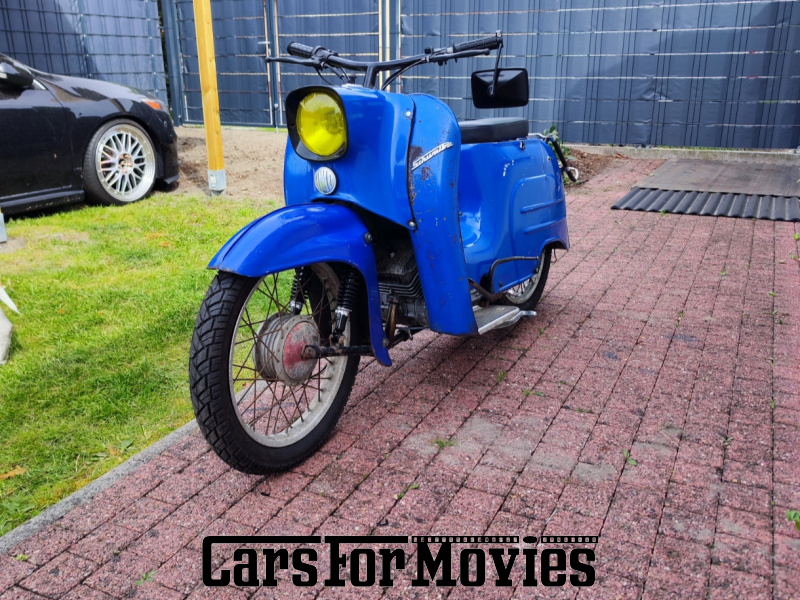 CarsForMovies | Simson Schwalbe 1986 DDR Blau Blau Zwei- und Dreirad DDR Fahrzeug allgemein Brandenburg 6892 moped 