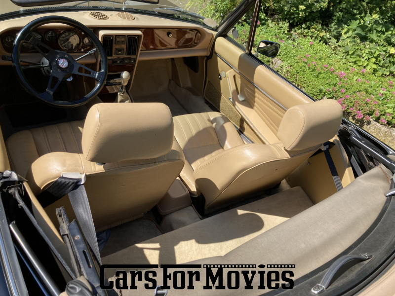 CarsForMovies | Fiat Spider 124 Pininfarina 1982 Italien Schwarz Beige Zivilfahrzeug Cabrio Baden-Württemberg 6928 