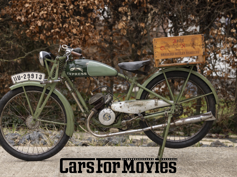 CarsForMovies | Express SL 102 1937 Deutschland Grün Grün Zwei- und Dreirad Motorrad Bayern 7012 moped vorkrieg weltkrieg