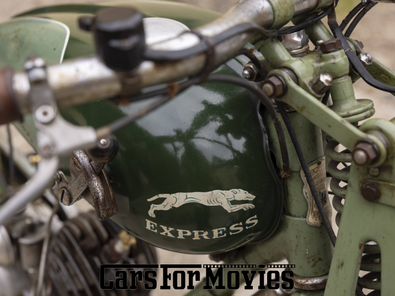CarsForMovies | Express SL 102 1937 Deutschland Grün Grün Zwei- und Dreirad Motorrad Bayern 7012 moped vorkrieg weltkrieg
