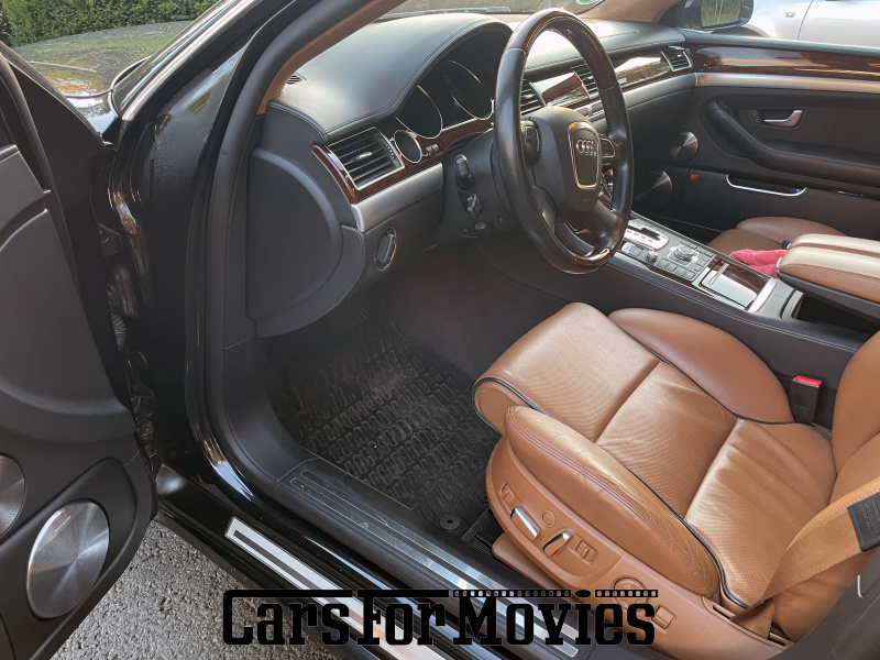 CarsForMovies | Audi A8 D3 4E W12 2007 Deutschland Schwarz Braun Zivilfahrzeug Limousine Hessen 7067 