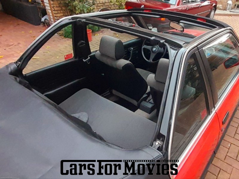 CarsForMovies | BMW 316i TC2 BAUR 1990 Deutschland Rot Schwarz Zivilfahrzeug Cabrio Rheinland-Pfalz 7097 targa tuning